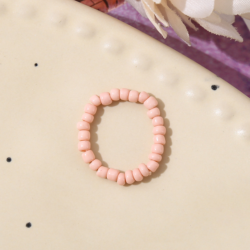 5pc Assorted Random Flower Rings Set